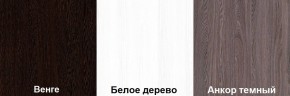 Кровать-чердак Пионер 1 (800*1900) Белое дерево, Анкор темный, Венге в Можге - mozhga.mebel24.online | фото 3