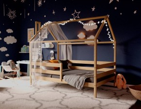 Кровать-домик 80*160 без покраски в Можге - mozhga.mebel24.online | фото 2