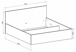 Кровать двуспальная Виктория ВИ-43 в Можге - mozhga.mebel24.online | фото 3