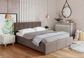 Кровать Изабелла с латами Newtone cacao 1600x2000 в Можге - mozhga.mebel24.online | фото 2