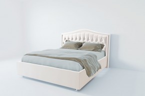 Кровать Калининград с ПМ 1800 (экокожа белая) в Можге - mozhga.mebel24.online | фото 2