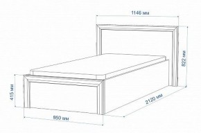 Кровать односпальная Нобиле Кр-90 в Можге - mozhga.mebel24.online | фото 2