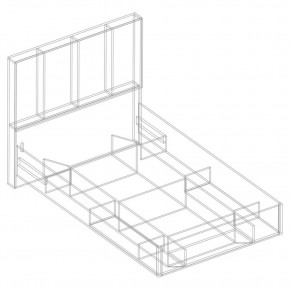 Кровать "Сандра" БЕЗ основания 1200х2000 в Можге - mozhga.mebel24.online | фото 4