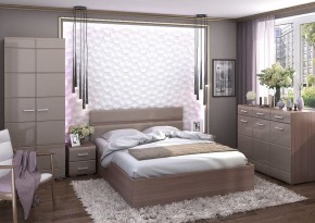 Кровать Вегас 1,6м Шимо темный в Можге - mozhga.mebel24.online | фото 2