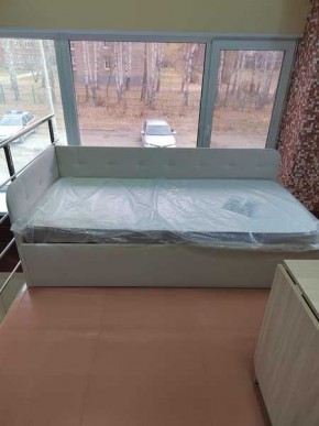Кровать Зарина угловая Newtone light beige угол правый в Можге - mozhga.mebel24.online | фото 3