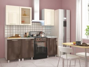 Кухня Танго модульная шоколад-ваниль в Можге - mozhga.mebel24.online | фото 2