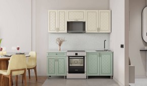 Кухня Версаль 2м Айвори/Васаби Готовое решение в Можге - mozhga.mebel24.online | фото 2