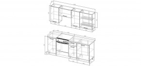 Кухонный гарнитур Антик 2000 (Стол. 38мм) в Можге - mozhga.mebel24.online | фото 2