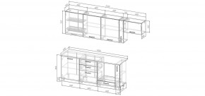 Кухонный гарнитур Антик 2550 (Стол. 38мм) в Можге - mozhga.mebel24.online | фото 2
