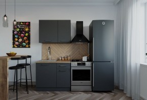 Кухонный гарнитур Антрацит 1000 (Стол. 38мм) в Можге - mozhga.mebel24.online | фото