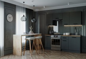 Кухонный гарнитур Антрацит 2000 (Стол. 38мм) в Можге - mozhga.mebel24.online | фото