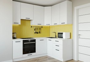 Кухонный гарнитур Белый Глянец 2200*1600 h950 (Стол. 38мм) в Можге - mozhga.mebel24.online | фото