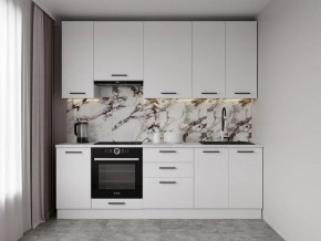 Кухонный гарнитур Белый Глянец 2400 h950 (Стол. 38мм) в Можге - mozhga.mebel24.online | фото