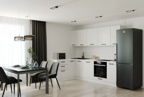 Кухонный гарнитур Белый Глянец 2600*1600 (Стол. 38мм) в Можге - mozhga.mebel24.online | фото