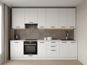 Кухонный гарнитур Белый Глянец 3000 h950 (Стол. 26мм) в Можге - mozhga.mebel24.online | фото