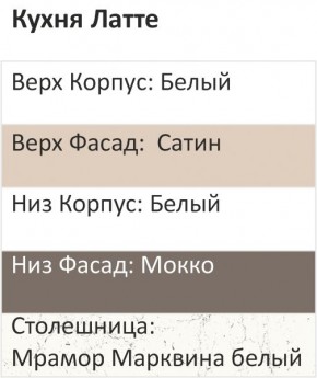 Кухонный гарнитур Латте 2200 (Стол. 26мм) в Можге - mozhga.mebel24.online | фото 3