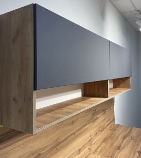 Кухонный гарнитур «Монако» 2.0 м Серия 2 МДФ с фрезеровкой (Дуб Золотой/Графит) в Можге - mozhga.mebel24.online | фото 5