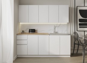 Кухня "МОРИ" 2.0 м (белый/дуб вотан) в Можге - mozhga.mebel24.online | фото 7