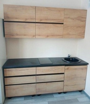 Кухонный гарнитур Лофт 2.0 (Дуб Крафт/Венге) в Можге - mozhga.mebel24.online | фото 4