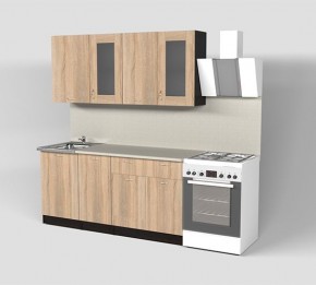 Кухонный гарнитур Симона демо 1700 (Венга/Дуб Сонома) в Можге - mozhga.mebel24.online | фото 1