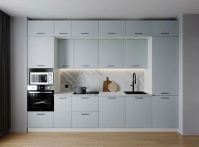 Кухонный гарнитур Смоки 3400 (Стол. 38мм) в Можге - mozhga.mebel24.online | фото