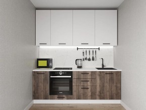 Кухонный гарнитур Старое Дерево 2200 h950 (Стол. 38мм) в Можге - mozhga.mebel24.online | фото