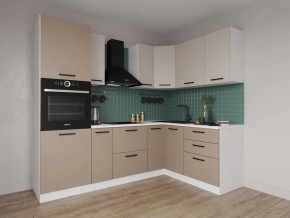 Кухонный гарнитур угловой Каппучино 2400*1600 (Стол. 38мм) в Можге - mozhga.mebel24.online | фото