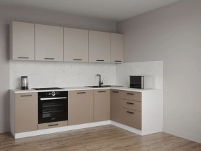 Кухонный гарнитур угловой Каппучино 2600*1600 (Стол. 38мм) в Можге - mozhga.mebel24.online | фото