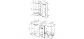 Кухонный гарнитур Умбра 1600 h950 (Стол. 38мм) в Можге - mozhga.mebel24.online | фото 2