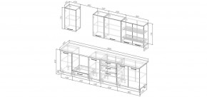 Кухонный гарнитур Умбра 2800 (Стол. 26мм) в Можге - mozhga.mebel24.online | фото 2