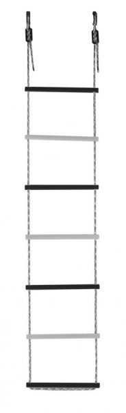 Лестница веревочная 7 перекладин цв.черный, белый D=25  в Можге - mozhga.mebel24.online | фото