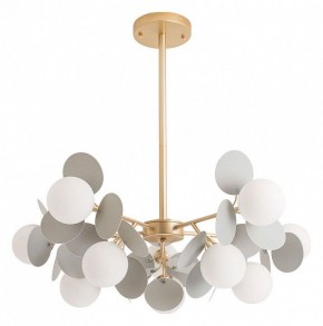 Люстра на штанге Arte Lamp Peacock A1369SP-10GY в Можге - mozhga.mebel24.online | фото