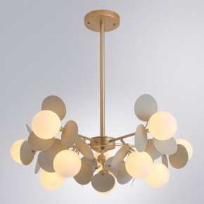 Люстра на штанге Arte Lamp Peacock A1369SP-10GY в Можге - mozhga.mebel24.online | фото 2