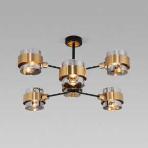 Люстра на штанге Eurosvet Arcada 70127/6 черный/дымчатый в Можге - mozhga.mebel24.online | фото 2