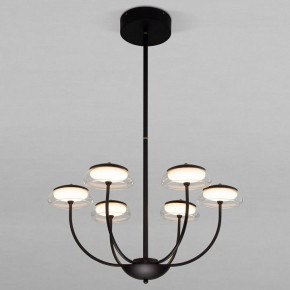 Люстра на штанге Eurosvet Fungo 50388 LED черный в Можге - mozhga.mebel24.online | фото