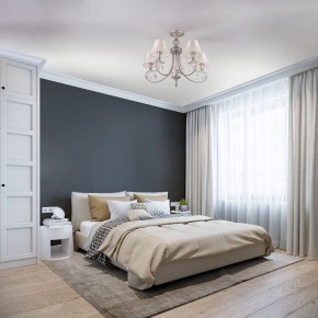 Люстра на штанге Eurosvet Incanto 60069/5 серебро в Можге - mozhga.mebel24.online | фото 5