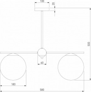 Люстра на штанге Eurosvet Marbella 60147/3 латунь в Можге - mozhga.mebel24.online | фото 4
