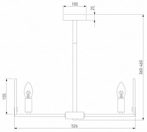 Люстра на штанге Eurosvet Marble 60158/5 латунь в Можге - mozhga.mebel24.online | фото 3