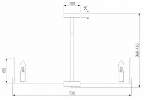 Люстра на штанге Eurosvet Marble 60158/7 латунь в Можге - mozhga.mebel24.online | фото 2