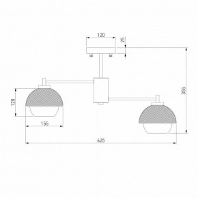 Люстра на штанге Eurosvet Nocciola 70106/6 черный в Можге - mozhga.mebel24.online | фото 5