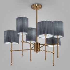 Люстра на штанге Eurosvet Notturno 60162/6 латунь в Можге - mozhga.mebel24.online | фото 5