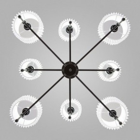 Люстра на штанге Eurosvet Notturno 60162/8 черный в Можге - mozhga.mebel24.online | фото 2