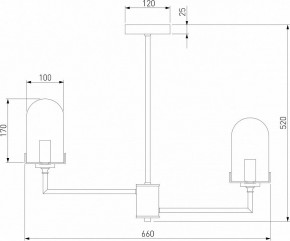 Люстра на штанге Eurosvet Pluto 60156/6 хром в Можге - mozhga.mebel24.online | фото 4