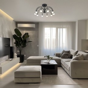 Люстра на штанге Eurosvet Ragno 90035/10 LED черный в Можге - mozhga.mebel24.online | фото 5