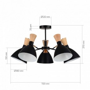 Люстра на штанге EVOLUCE VISTA SLE1256-402-05 в Можге - mozhga.mebel24.online | фото 8