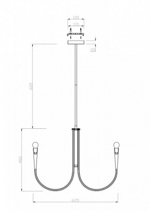 Люстра на штанге Freya Branches FR5253PL-06N в Можге - mozhga.mebel24.online | фото 4