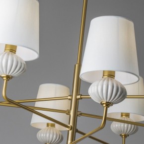 Люстра на штанге Freya Ceramics FR2029PL-08BS в Можге - mozhga.mebel24.online | фото 7