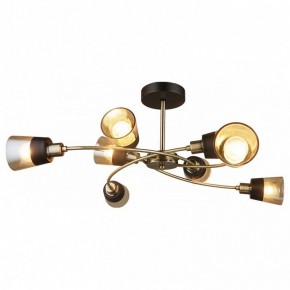 Люстра на штанге Imex MD.4045 MD.4045-8-S AB+BK в Можге - mozhga.mebel24.online | фото