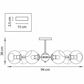 Люстра на штанге Lightstar Beta 785067 в Можге - mozhga.mebel24.online | фото 8