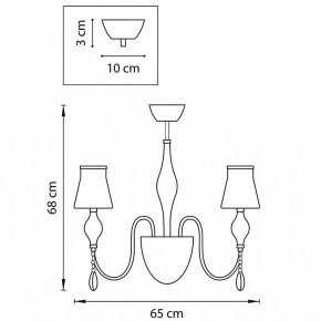 Люстра на штанге Lightstar Escica 806050 в Можге - mozhga.mebel24.online | фото 6